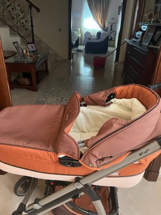 Carrito Bebecar con Capota, Cuco y Silla