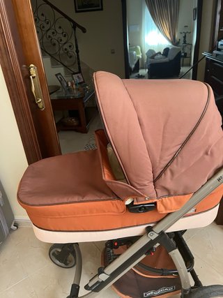 Carrito Bebecar con Capota, Cuco y Silla