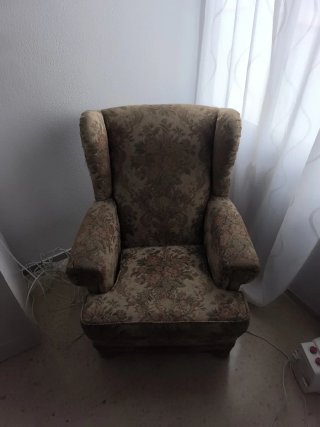 Sillones (x2)  antiguo floral LIQUIDACIÓN