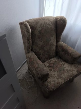 Sillones (x2)  antiguo floral LIQUIDACIÓN