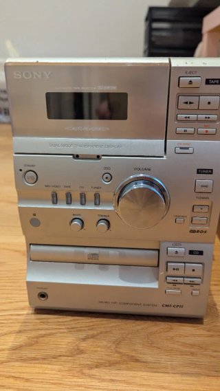 Minicadena Sony CMT-CP11 Plata