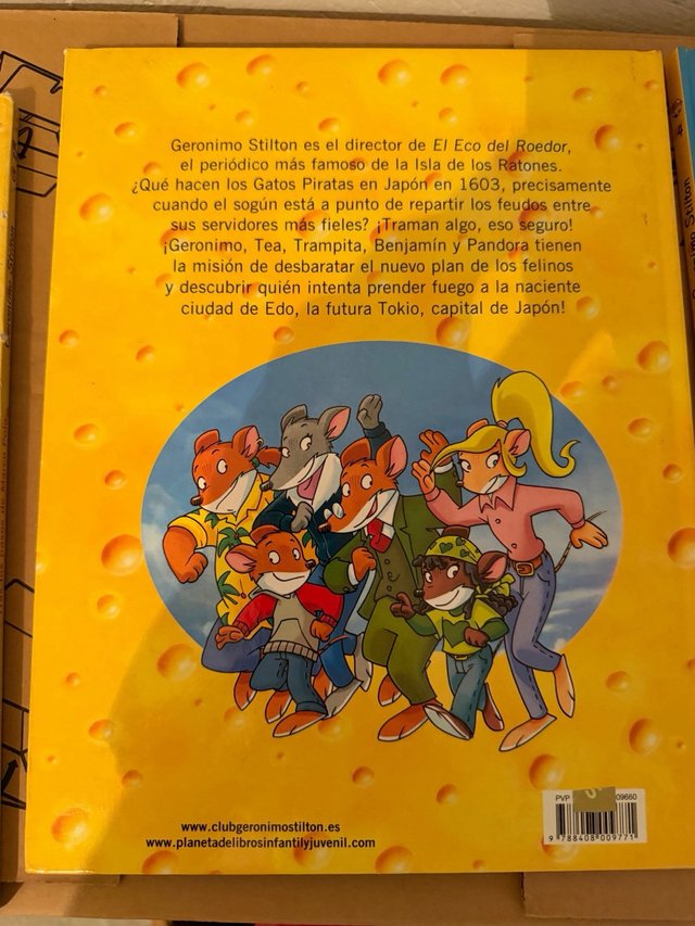 LOTE 6 CÓMICS INFANTILES – GERONIMO STILTON, ZIPI