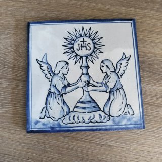 Azulejo Custodia con Ángeles