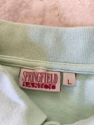 Polo Springfield Vintage Retro 90s Talla L