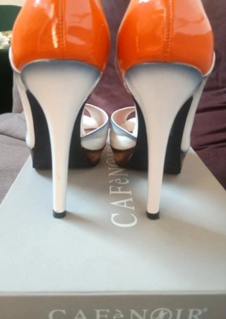 Scarpe décolleté vernice CaféNoir 38