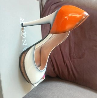 Scarpe décolleté vernice CaféNoir 38