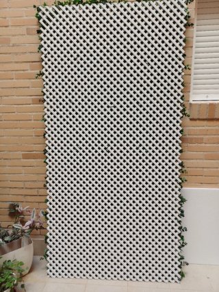 Celosía Polipropileno Blanca 1x2m