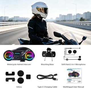 NUEVO! (35€) Intercomunicador Moto V13 Pro bluetoo