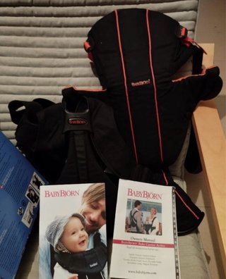 Mochila Portabebés BabyBjörn Negra