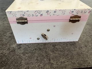 Caja Joyero Infantil con Perlas y Hadas