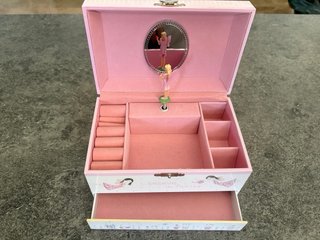 Caja Joyero Infantil con Perlas y Hadas