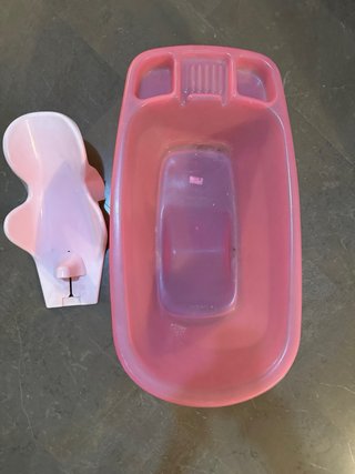 Bañera bebe de plastico