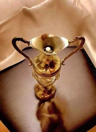 Brocca Anfora Distillati Bronzo Vetro