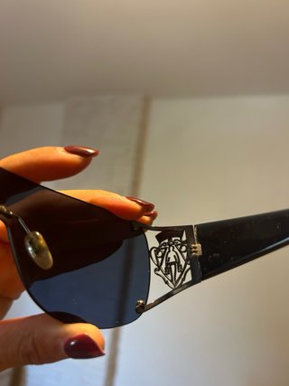 Occhiali da sole Gucci neri e argento