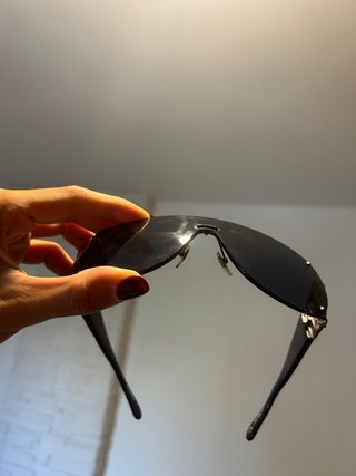 Occhiali da sole Gucci neri e argento