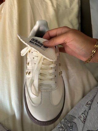 Adidas Samba x Wales Bonner Dorado Blanco