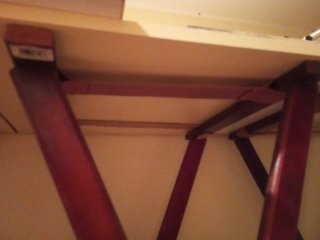 3 Caballetes de madera plegables