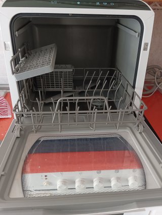 Mini lavavajillas con depósito, como nuevo