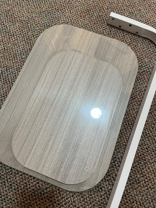 Mesa auxiliar sofá metal y madera | NUEVA
