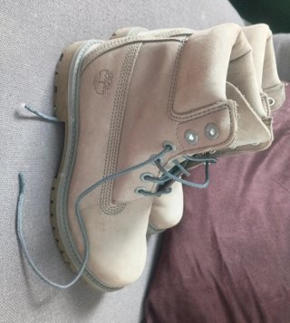 Timberland Scarponcini Beige/Grigio Tg 35
