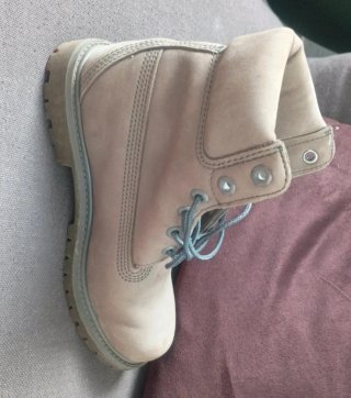 Timberland Scarponcini Beige/Grigio Tg 35