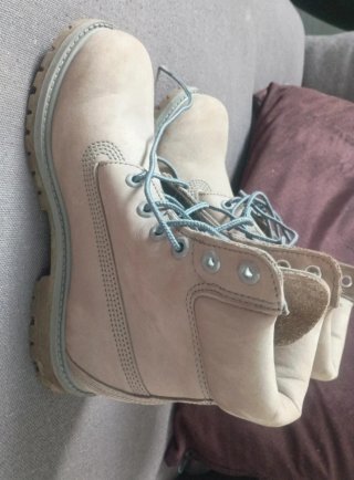Timberland Scarponcini Beige/Grigio Tg 35