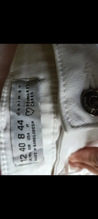 Pantalón vaquero blanco Primark