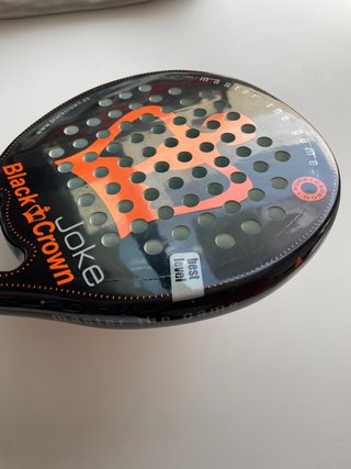 Pala Padel Black Crown Joke + Funda