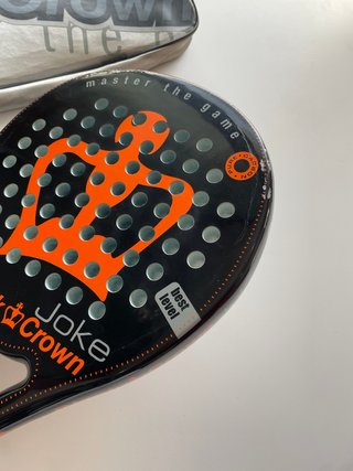 Pala Padel Black Crown Joke + Funda
