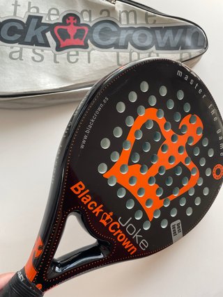 Pala Padel Black Crown Joke + Funda