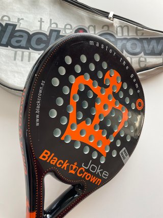 Pala Padel Black Crown Joke + Funda
