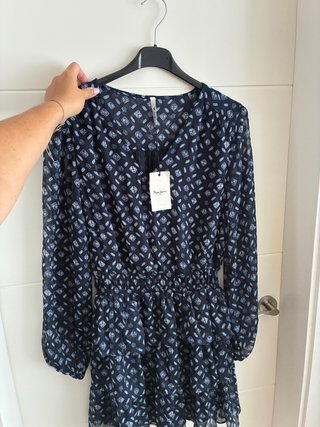 Vestido Pepe Jeans azul y blanco nuevo a estrenar.