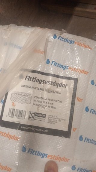 Tubería multicapa 32x3 mm - 50 metros