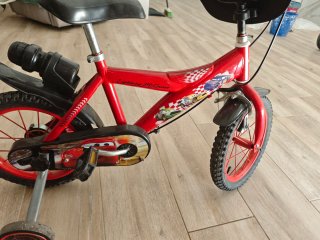 Bicicleta infantil Cars Rayo McQueen