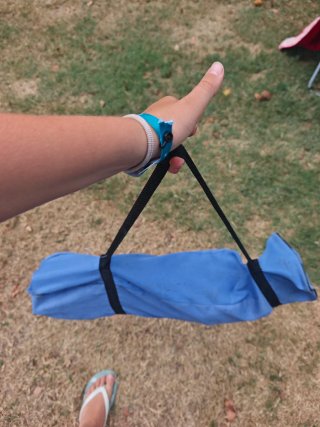 Silla de camping infantil azul tengo 2
