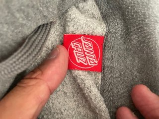 Sudadera Gris Santa Cruz