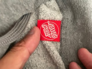 Sudadera Gris Santa Cruz