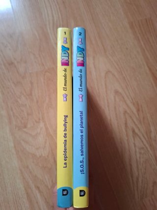 2 Libros el mundo de Indy