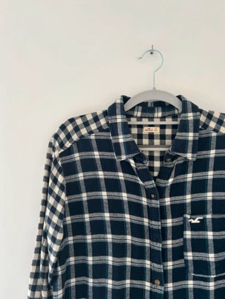 Camisa cuadros Hollister Talla M