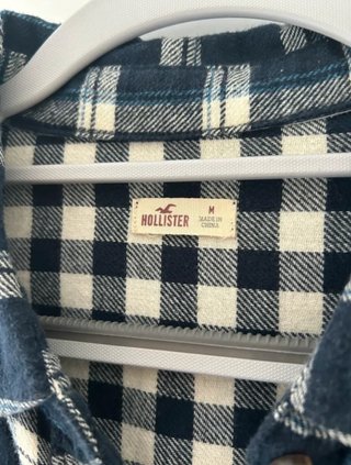 Camisa cuadros Hollister Talla M