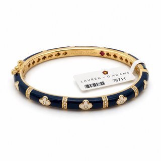 Pulsera LAUREN G ADAMS Azul y Dorada
