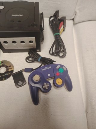 Consola Nintendo GameCube Negra Completa