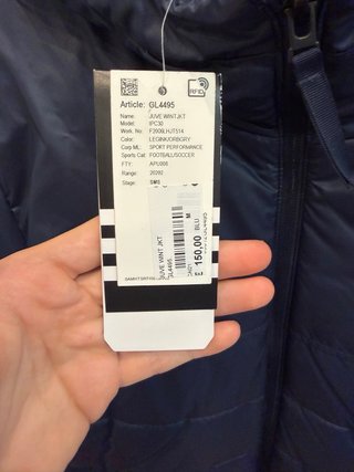 Giubbotto Invernale Juve Adidas Blu