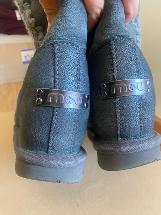 Botas Mou piel cuña interior para talla 38