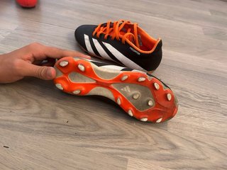 Zapatillas Adidas Predator Futbol Negro Naranja