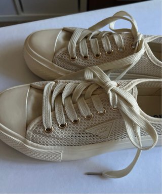 Zapatillas MSMG Beige Malla Talla 38