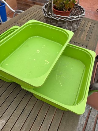 3 Cajas IKEA Trofast Verdes (pack)