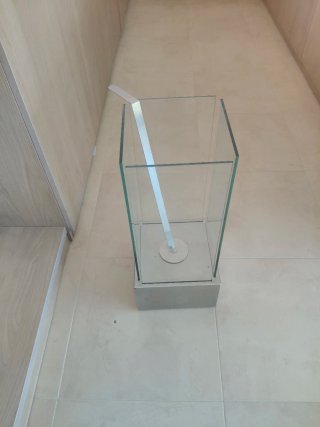 Chimenea de bioetanol de cristal + combustible