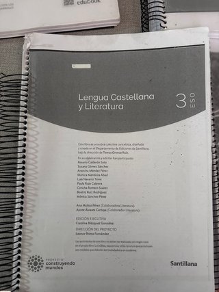 libros 3ESO IEL LEOPOLDO QUEIPO