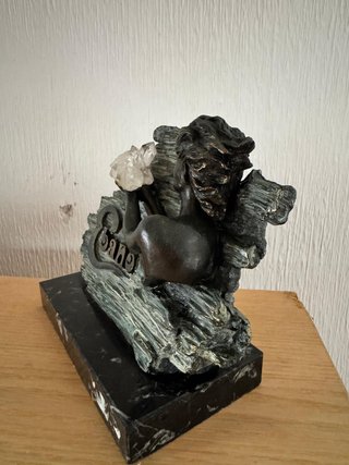 Escultura EBANO con cristal